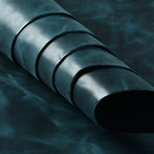 Cuir Crazy Horse de style vintage en vente en gros en stock épais 1.8-2.0mm cuir véritable Crazy Horse Design pour bagages, - Product Image 1