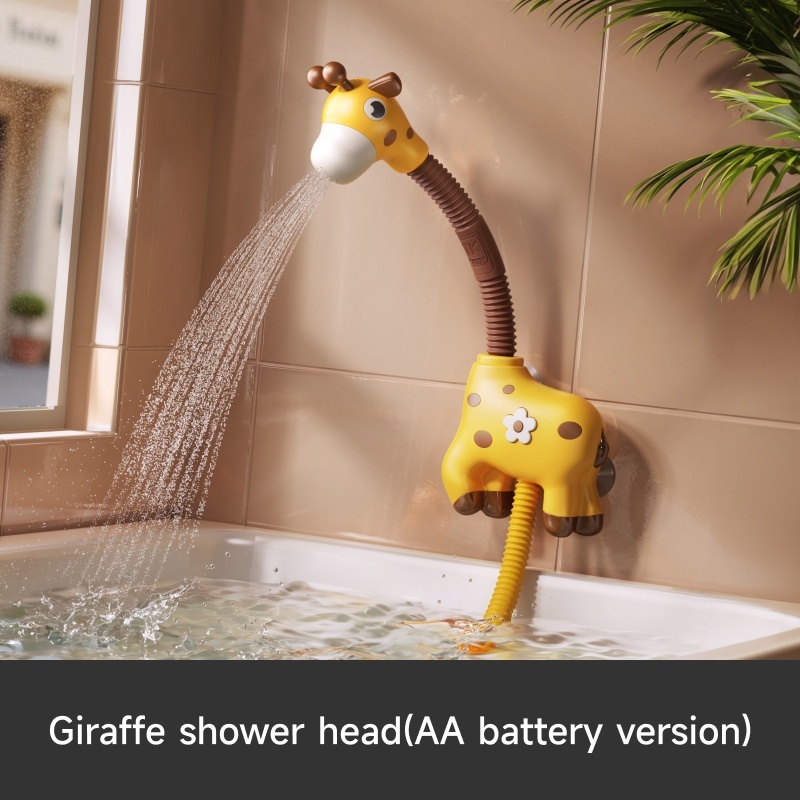 Jouet de bain girafe à piles AA TM375