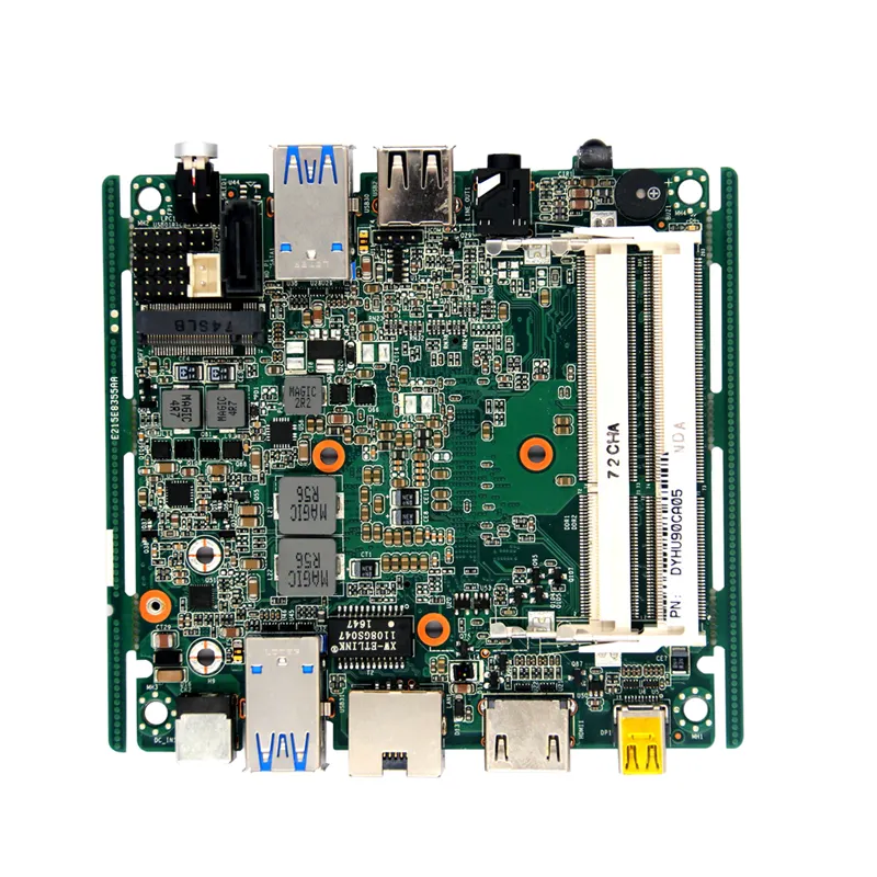 HU80CA mini pc placa base adoptar Intel 4th móvil Haswell-Usingle chip CPU con 1 * Mini DP 1 * LAN 4 * USB3.0