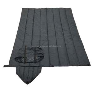 Sac de couchage léger pour l'hiver, résistant à -15 degrés, avec plumes de canard, 1000 Fill, imperméable, à capuche en U, pour l'extérieur - Product Image 2