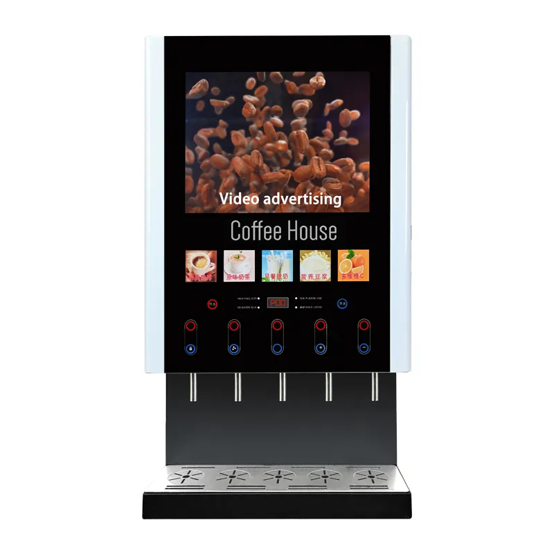 Hot Sale Professional Chinese Automatic Commercial Coffee Machine Instant Video Coffee Machine For Office And Restaurant