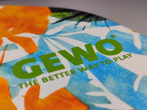GEWO Hexagon Doodle Colored Drawing Hard Case <span class=keywords><strong>Ping</strong></span> <span class=keywords><strong>Pong</strong></span> Racket Cover for Table Tennis Products - Product Image 2