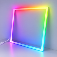 Lampu Panel LED Recessed yang Dapat Disesuaikan, Diredupkan, dan Berubah Warna dengan Pilihan 3000K/4000K/6500K, Lampu Plafon Grid