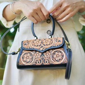 广州蜗牛真皮手工时尚奢华包设计师名牌女士手袋女式工作手提袋 - Product Image 1