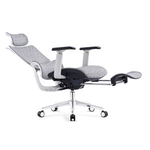 <span class=keywords><strong>Chaise</strong></span> inclinable Comfort Relaxer Support lombaire <span class=keywords><strong>Chaise</strong></span> de bureau ergonomique en maille avec repose-pieds - Product Image 3
