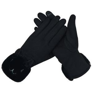 Guantes de invierno térmicos de gamuza suave con pantalla táctil y diseño de dibujos animados para adolescentes, ideales para paseos diarios - Product Image 6