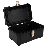 Boîte de rangement arrière pour scooter électrique grande capacité 45/55L, coffre à bagages en plastique PP pour moto