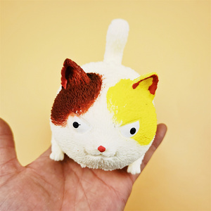 Custom Durable <b>Squishy</b> <b>Cat</b> Squeeze Toy Multicolor 180g Stress Relief Fidget Toy for 5 to 7 Years and Adults Home Use - Product Image 2