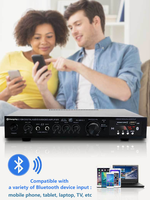 Offre Spéciale Amplificateur Karaoké 5.1 Canaux à Basses Puissantes pour Scène, Home Cinéma et Extérieur AV-369BT