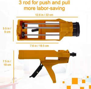400 ml/13.5 floz 1:1 tỷ lệ pha trộn đôi thành phần <span class=keywords><strong>Epoxy</strong></span> <span class=keywords><strong>Applicator</strong></span> Hộp mực kép Bảng điều chỉnh trái phiếu dính <span class=keywords><strong>Epoxy</strong></span> caulk súng - Product Image 5