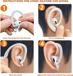 Ganchos de Silicona Flexibles para Auriculares Deportivos, Antideslizantes, Inalámbricos, Seguros, Antipérdida, Compatibles con <span class=keywords><strong>AirPods</strong></span> - Product Image 4