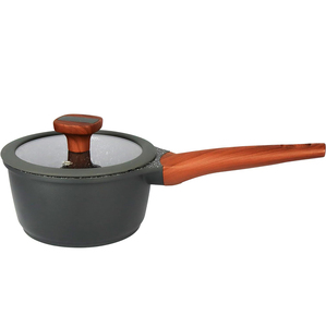 High Quality Modern Metal Ceramic Coated <b>Pot</b> <b>Pan</b> Silicone Glass Lids Soft Touch Handle Non-Stick Die Cast Aluminum Cookware Set - Product Image 4