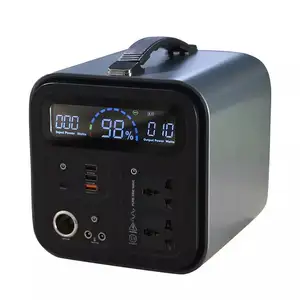 1000W Powerstation Lithium Ion Batteries Electric Solar Generator 500W Powered Charging Station & Power Station