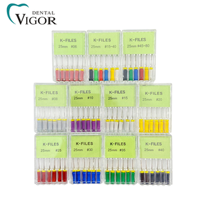Ensemble de limes endodontiques professionnelles, plusieurs tailles pour une thérapie précise des canaux radiculaires - Product Image 3
