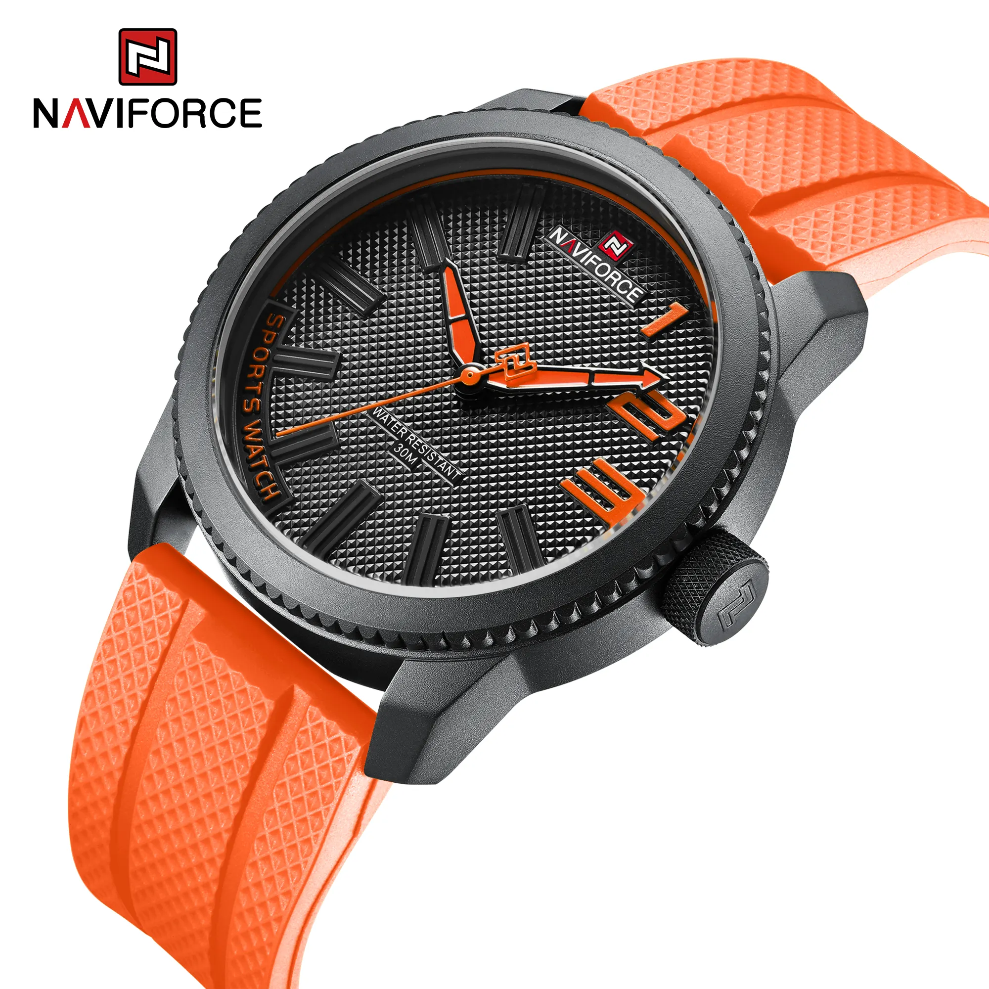 OEM accept NAVIFORCE 9202 Hot Sale New Men's Fashion Belt Sports Quartz Watch Watches Waterproof Relogio Masculino