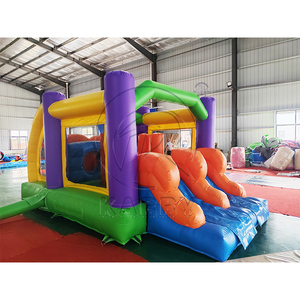 Château gonflable commercial en PVC, mini parcours d'obstacles, château de rebond, structure de saut extérieure pour enfants avec souffleur - Product Image 4