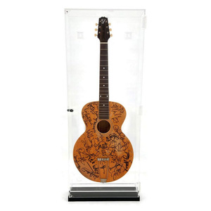 <span class=keywords><strong>Vitrine</strong></span> d'exposition pour guitare en acrylique murale, en plexiglas, anti-poussière, pour guitares électriques et acoustiques - Product Image 2