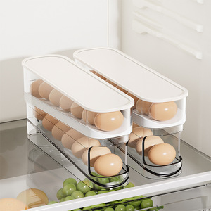 Caja para Almacenar Huevos con Tapa y Diseño de Rodamiento Automático para Refrigerador y Cocina - Product Image 2
