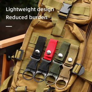 Clip per bottiglia d'acqua, <span class=keywords><strong>portaborraccia</strong></span> per lo <span class=keywords><strong>zaino</strong></span> per l'escursionismo, Clip per la fibbia appesa in Nylon - Product Image 6