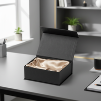 Boîte cadeau pliante personnalisée en carton rigide, emballage de luxe pour vêtements, bijoux et accessoires