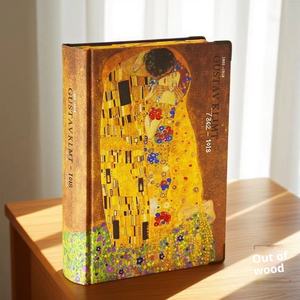 <span class=keywords><strong>Van</strong></span> <span class=keywords><strong>Gogh</strong></span> 120g cartaceo con copertina rigida in carta con bordo a colori rilegatura termica in bianco Graffiti pittura bianca ispessita per taccuino regalo - Product Image 4