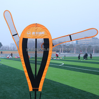 Mur d'entraînement de football pour coups francs, simulateur d'obstacles humanoïdes, équipement de football extérieur durable, filet en polyester 1,9 m