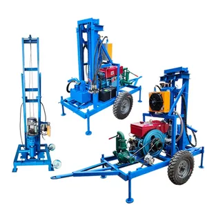 Electric and Diesel Engine Wells Drilling Water Drilling Machine Hydraulic Small Water Well Drilling Machine 200m Borehole