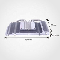 Refroidisseur de processeur RGB personnalisé pour ordinateur PC, 4 caloducs en cuivre et dissipateur thermique, roulement fluide silencieux 22dBA