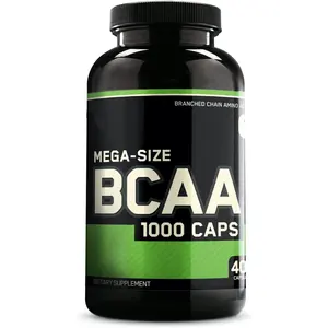 BCAA Amino Acids Supplements Powder Capsules for Muscle Gain
