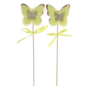 Pilihan Pot Bunga Dekorasi Taman Luar Ruangan DIY Pilihan Kupu-kupu Mewah Dekorasi Pesta Paskah