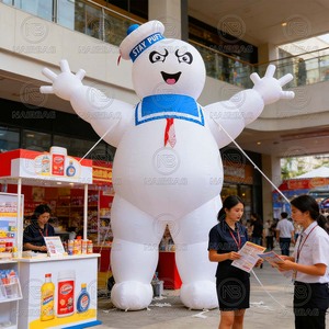 Décoration publicitaire <span class=keywords><strong>gonflable</strong></span> Ghostbusters Stay Puft Marshmallow Man, personnalisable, 10 pieds, 20 pieds, 30 pieds, 40 pieds, géant, <span class=keywords><strong>gonflable</strong></span>, Baby Pufts Marshmallow Men - Product Image 3