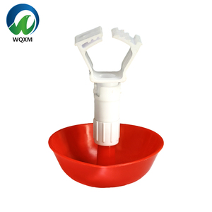 Bebederos Automáticos de <span class=keywords><strong>Tubo</strong></span> Cuadrado <span class=keywords><strong>para</strong></span> Aves de Corral, <span class=keywords><strong>Pollos</strong></span> y Codornices, Color Rojo, Componentes Centrales de Plástico Nuevos - Product Image 1