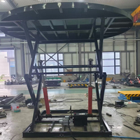 Nouvelle plateforme élévatrice à ciseaux rotative électrique à 360 degrés, personnalisable, pour hôtels