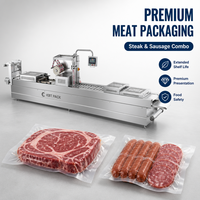 Machine d'emballage par thermoformage automatique sous vide pour la transformation de viandes de charcuterie