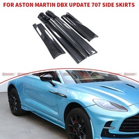 Aston Martin DBX Yan Marşpiyelleri için Muhteşem Kalite Yükseltmesiyle 707 Stil Kuru Karbon Fiber Araba Oto Parçaları Yan Marşpiye