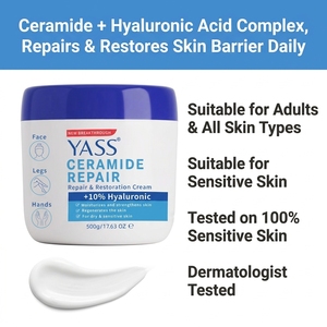 <span class=keywords><strong>Crema</strong></span> Hidratante con <span class=keywords><strong>Urea</strong></span> YASS 500g +5% Pantenol, Hidratación Profunda, Reparación <span class=keywords><strong>de</strong></span> <span class=keywords><strong>la</strong></span> Barrera Cutánea, para Mujeres, Uso Diario, Piel Mixta y Sensible, Rostro - Product Image 3