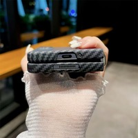 Coque de téléphone magnétique en fibre de carbone pour Samsung pour Galaxy Fold 3 4 5 6 Housse de protection antichoc