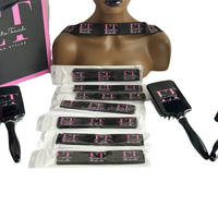 Boîte à perruques personnalisée de toutes sortes, brosse à bords, sac express, cartes pour cheveux, ensemble d'emballage pour cheveux, boîte à cheveux