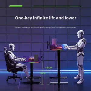 Support de <span class=keywords><strong>bureau</strong></span> électrique réglable en hauteur pour ordinateur de jeu - Mobilier de <span class=keywords><strong>bureau</strong></span> commercial - Product Image 3