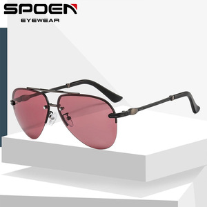 Gafas de Sol de Piloto SPOEN, Polarizadas UV400, Montura Metálica, Gafas de Conducción para Hombre - Product Image 1