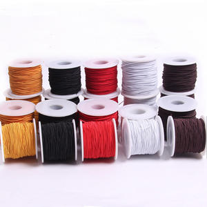 Cordon élastique en gros de 0,8 mm et 1,0 mm, 50 mètres par rouleau, pour la fabrication de bijoux - Product Image 2