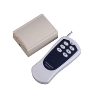 Module Récepteur de Relais Universel en Plastique Anti-Choc pour Télécommande Sans Fil 6 Canaux AC100V-240V avec Émetteur RF 433Mhz