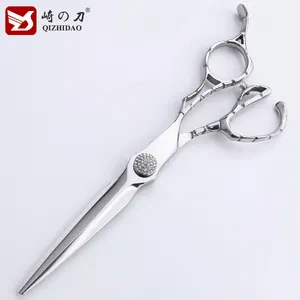 7inch VG10 Cobal Hair Scissors Big Thumb Barber Cutting Thinning Scissors Texture Japanese Hairdressing Razor Sharp Hair Shears