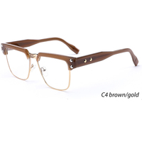 XINYUAN Monturas de Gafas de Acetato de Diseño Moderno Unisex, Monturas Ópticas de Alta Calidad, Modelo 1317, Pocas Unidades en Stock, Lo Más Nuevo