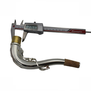 Eastern <span class=keywords><strong>Music</strong></span> <span class=keywords><strong>Pro</strong></span> Collo per Sassofono Tenore Placcato Argento con Sostegno Inferiore - Product Image 6