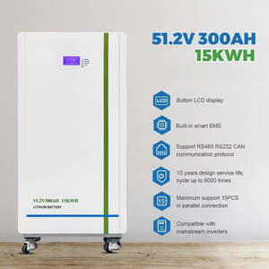Batterie de stockage au phosphate de fer et de lithium 51.2V 48V 300Ah 15 Kwh pour énergie solaire 48v 280ah 300ah 5kw 10kw 20kw 51.2V 48V 300Ah 15K - Product Image 2