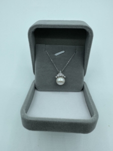 Vente en gros 9-10mm AAAAA véritable perle naturelle <span class=keywords><strong>reine</strong></span> <span class=keywords><strong>des</strong></span> <span class=keywords><strong>neiges</strong></span> collier tendance bijoux élégants collier de perles d'eau douce de haute qualité - Product Image 5