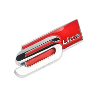 Fournisseur OEM Emblème de Voiture Logo de Marque Métallique Personnalisé Faible MOQ pour Badge Autocollant de Voiture S-Line Accessoires Auto en Gros