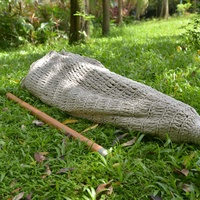 Parasol de jardin en macramé de luxe personnalisé, parasol de plage en bois à franges blanches avec glands pour hôtels et cours