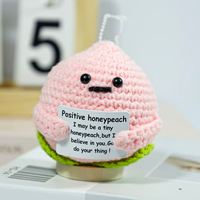 Inspirerende Levensechte Gehaakte Vruchten Honing Perzik Handgemaakte Gehaakte Perzik Kinderen Spelen Keuken Decor Of Geschenken Ornament